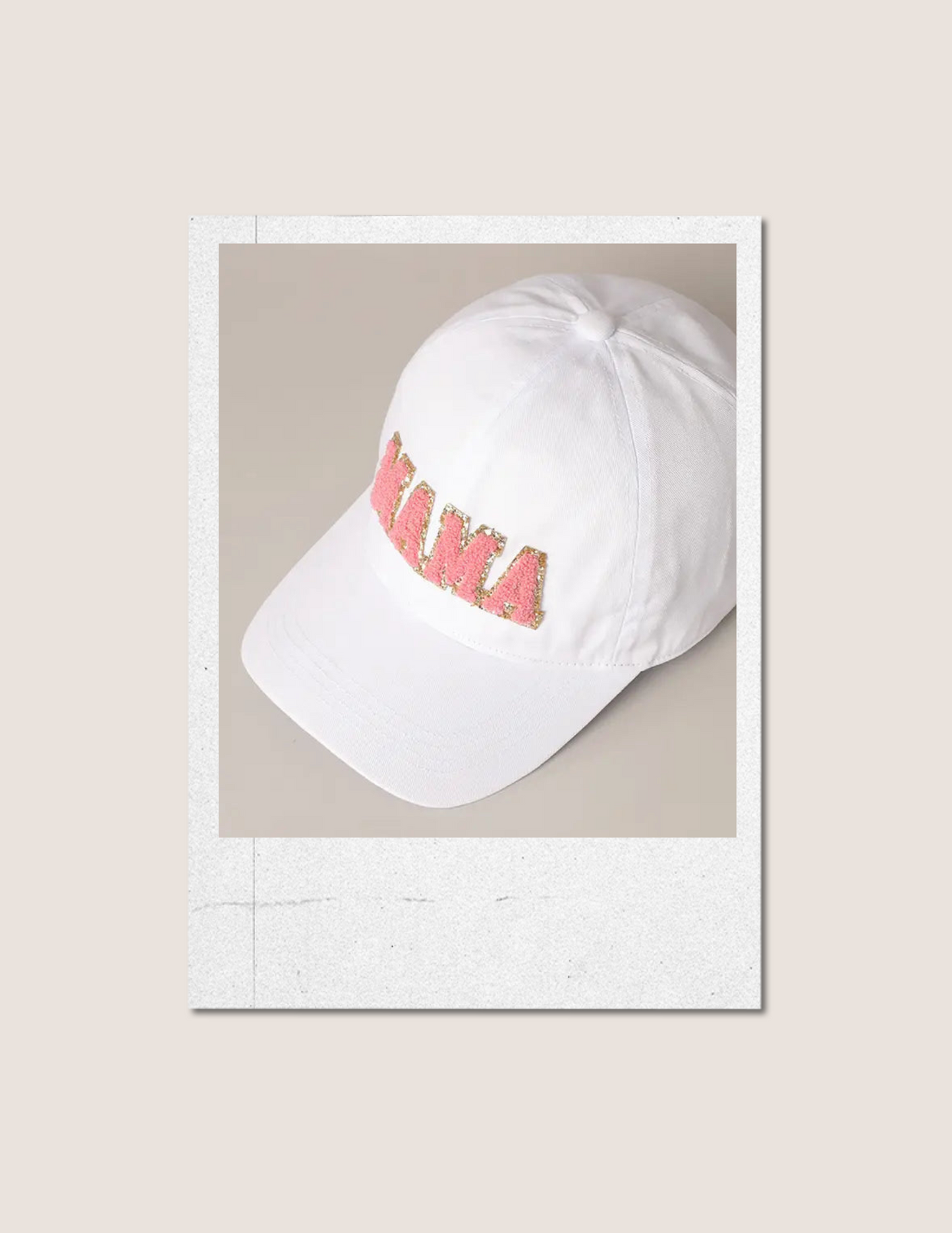 Chenille Mama Baseball Cap