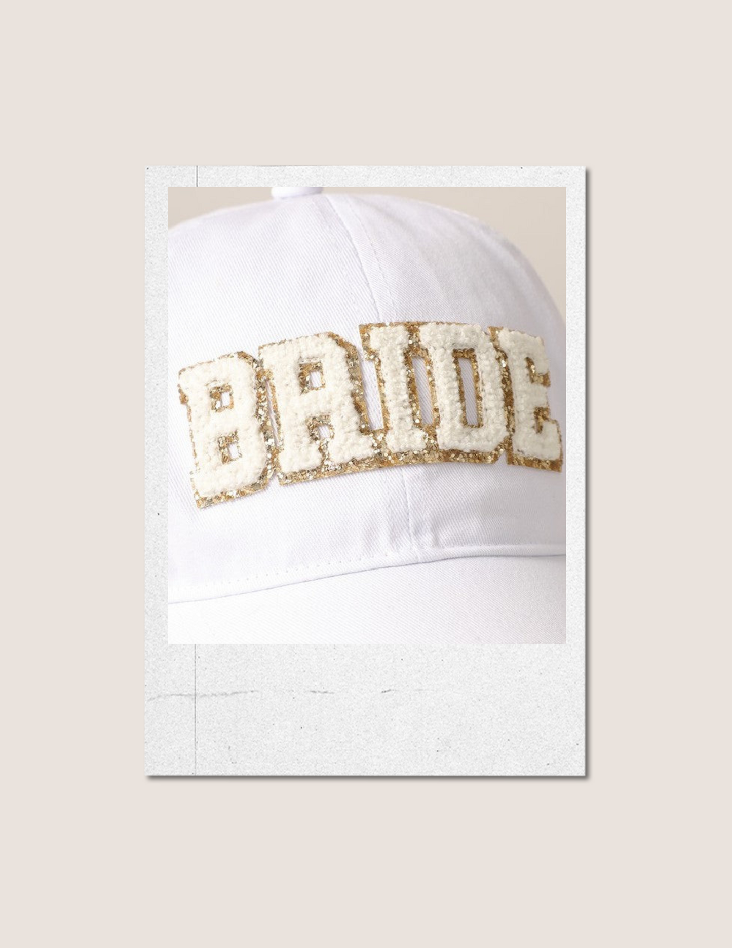 Chenille Bride Baseball Cap