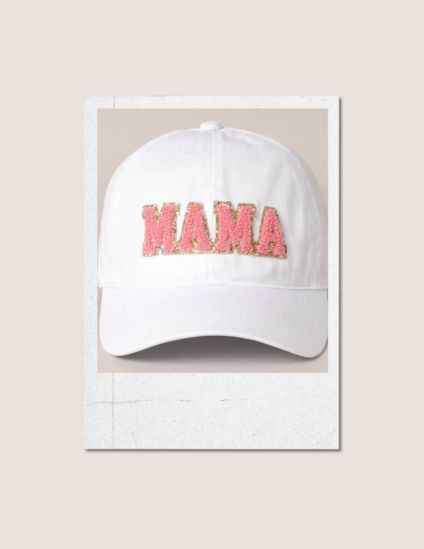 Chenille Mama Baseball Cap