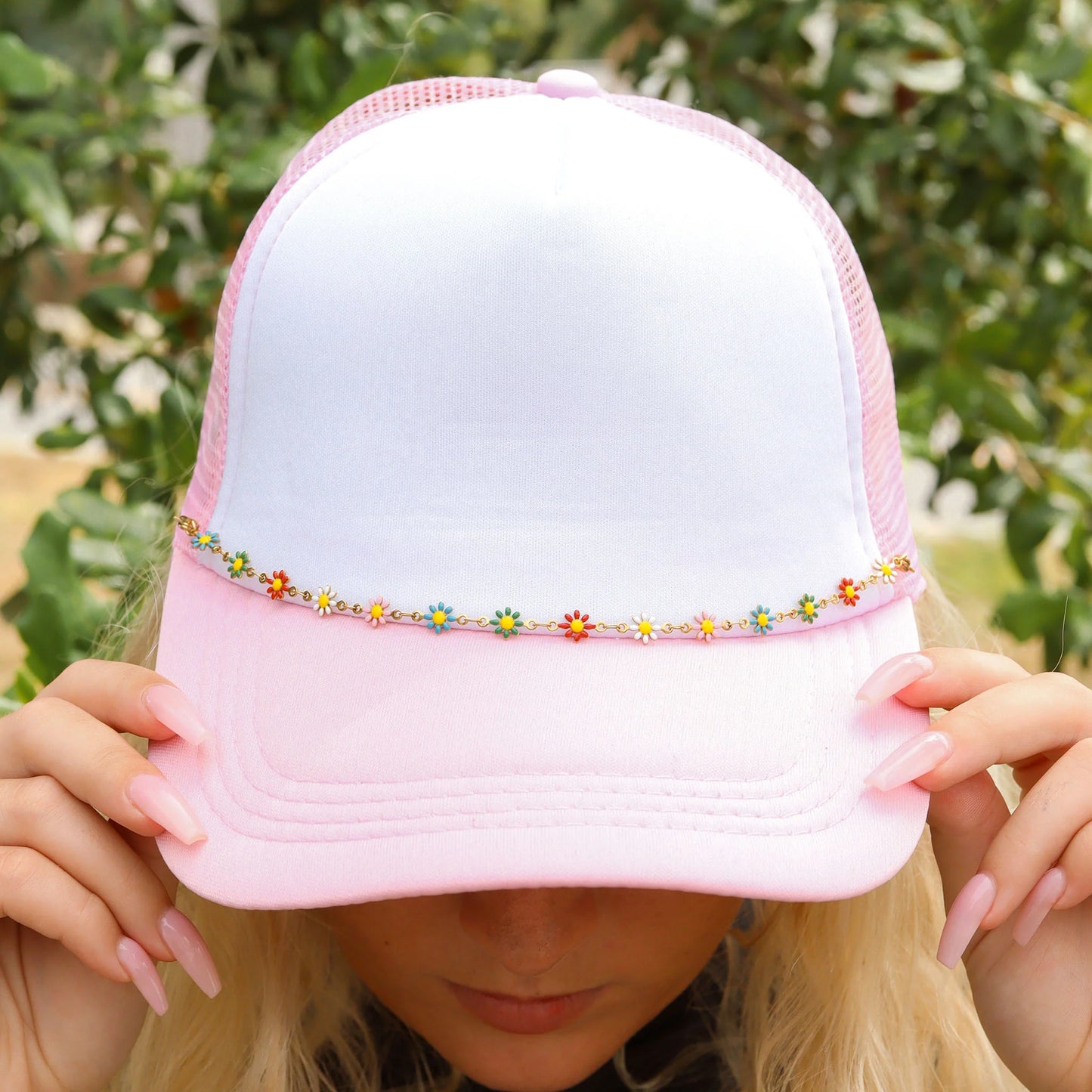 Daisy Flower Hat Chain