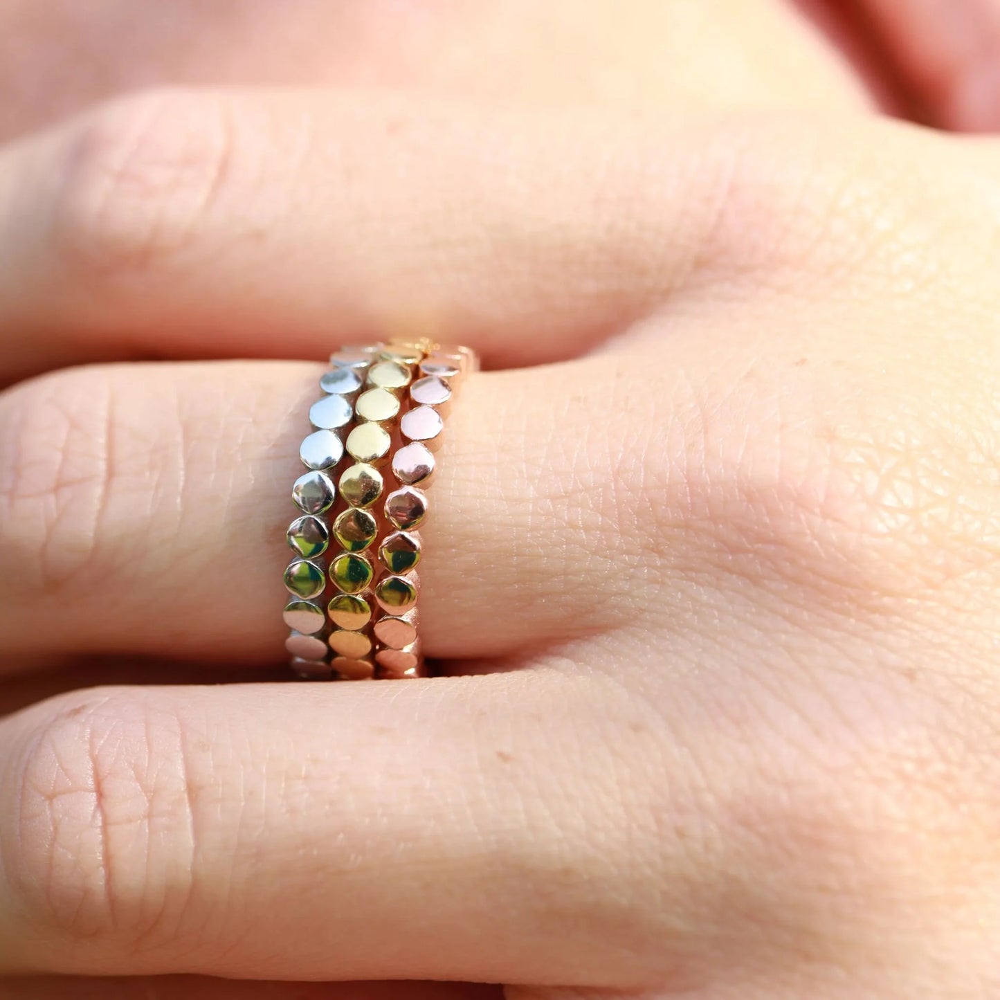 Flat Circle Stacking Ring