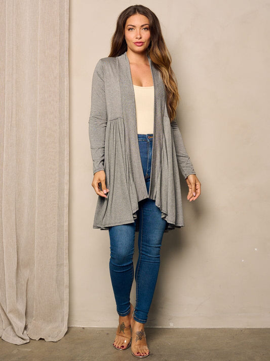 Ruffled Cardigan