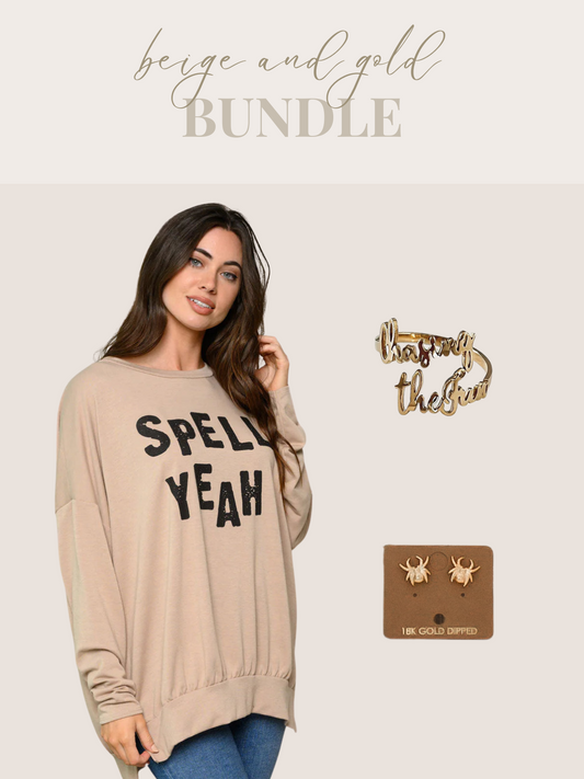 Beige and Gold Bundle