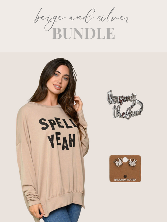 Beige and Silver Bundle