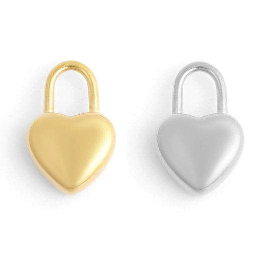 Heart Lock Charm