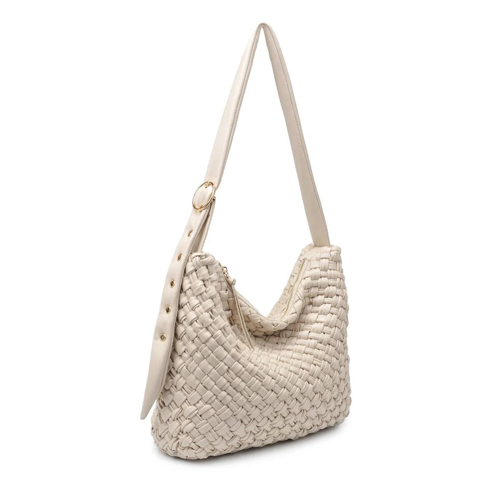 Woven Crossbody - Oatmilk