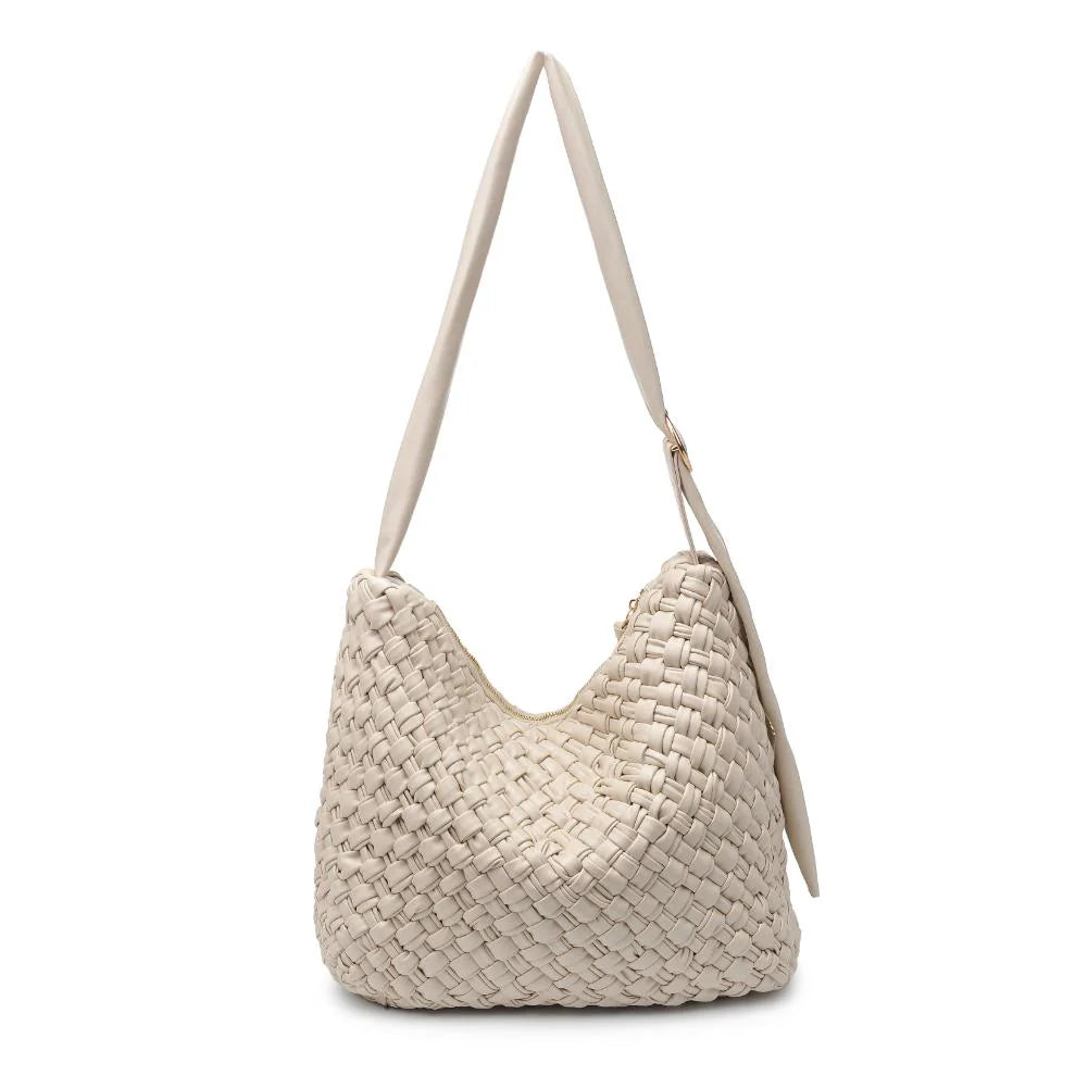 Woven Crossbody - Oatmilk