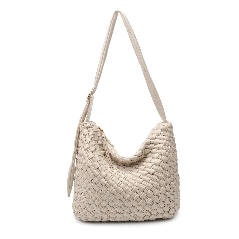 Woven Crossbody - Oatmilk