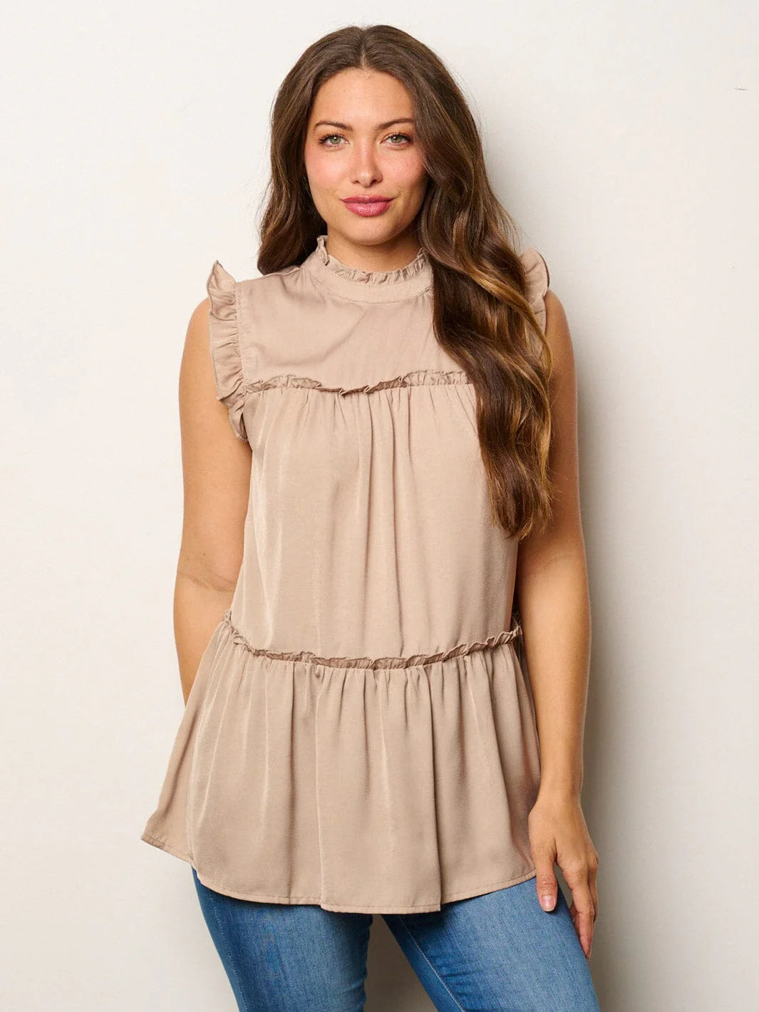 Ruffle Tiered Blouse