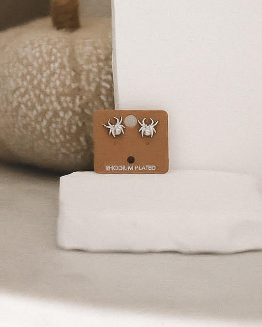 Mini Spider Stud Earrings