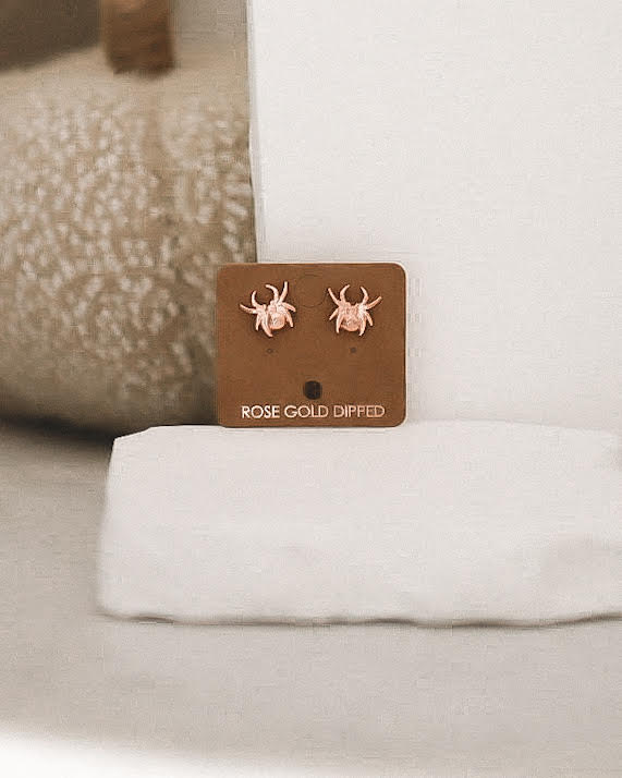 Mini Spider Stud Earrings